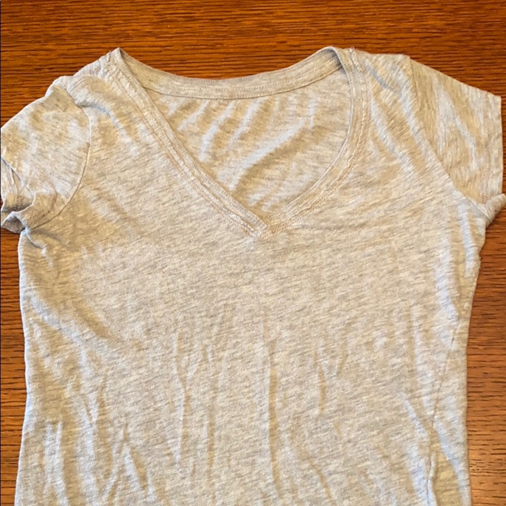 Aeropostale XS “inside-out” tee, Gray